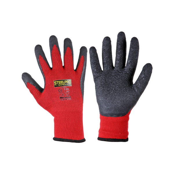 Guante Multiflex látex rojo